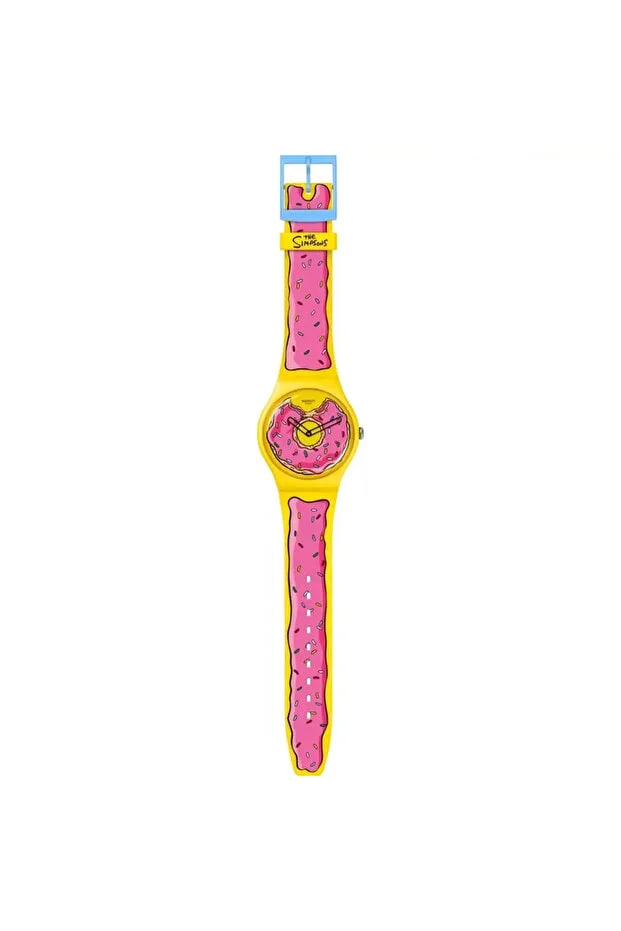 Swatch Unisex Analogue Quartz Movement Watch with Bio-sourced 41mm Case and Silicone Bracelet